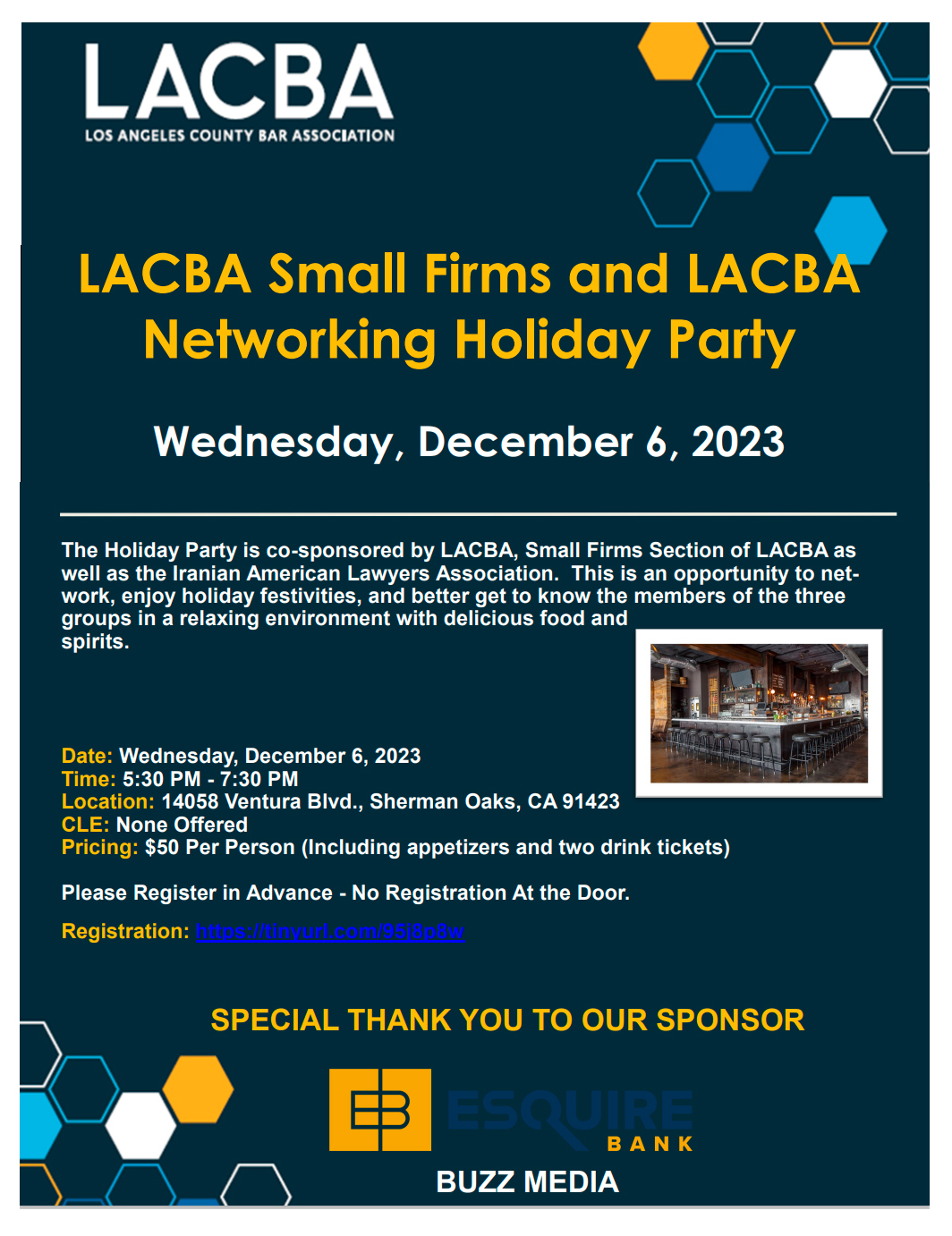 LACBA Small Firm and LACBA Networking Holiday